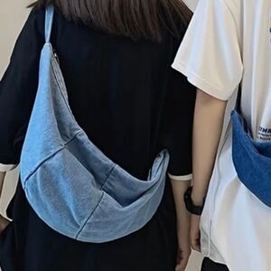 Denim Crossbody Sling Bag Unisex
